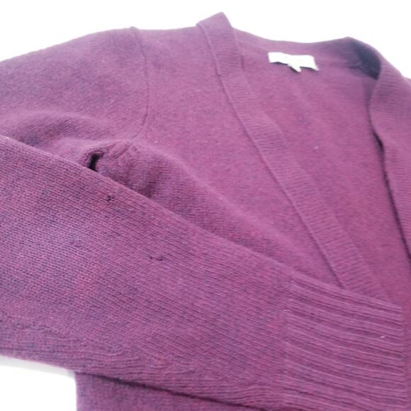 Madewell 100% Merino Wool Purple Cardigan - Picture 8 of 11